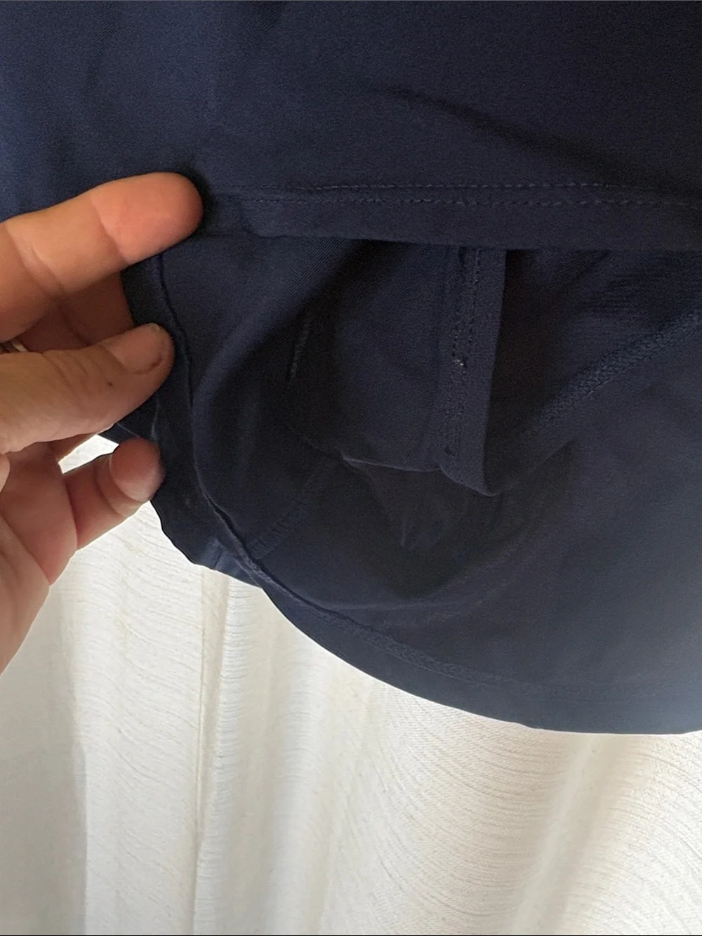 Nike Navy Blue Swim Shorts with attached under panties XL